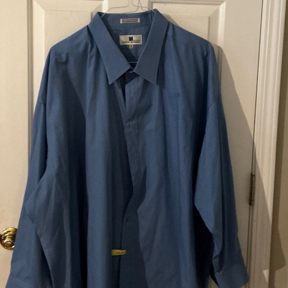 Classic Blue Dress Shirt